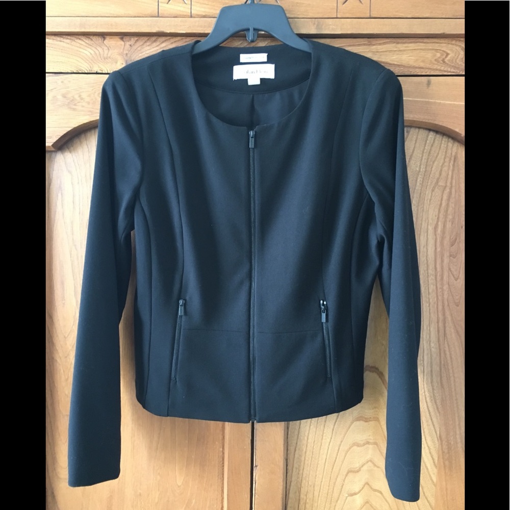 Calvin Klein collarless blazer.  Size 12.
